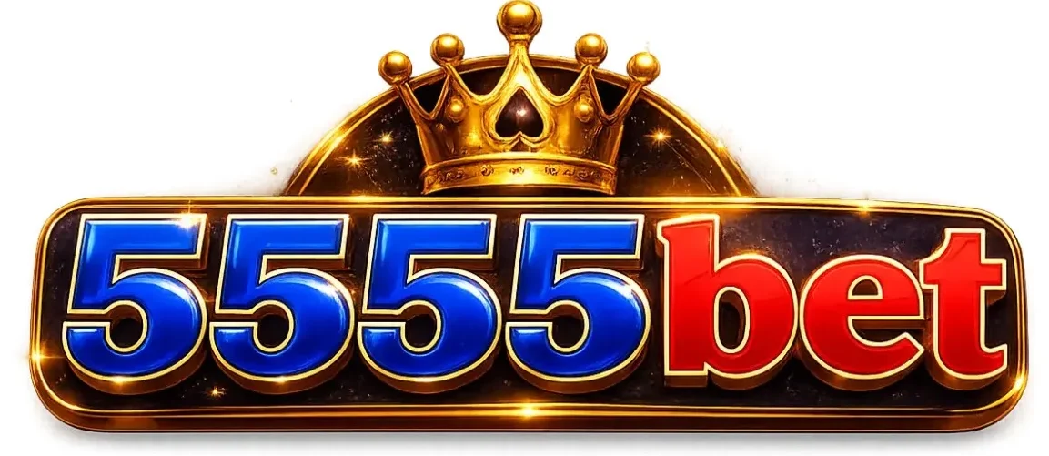 5555bet Luxury Casino Logo Design | Premium 3D Betting Brand Logo